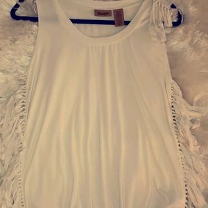 White summer top